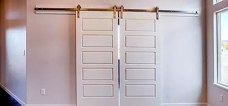 Glass Barn Door with Installation Hardware Kit Ridgecrest